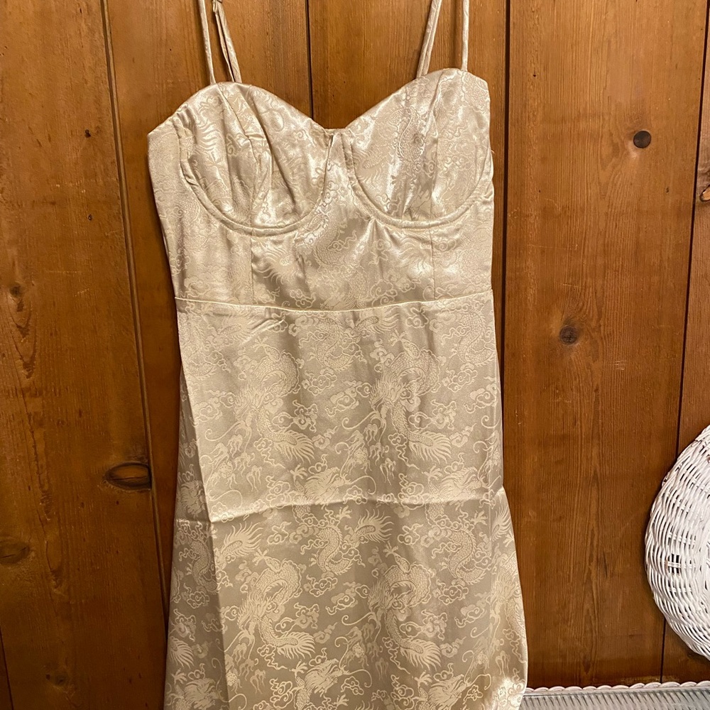 PRINCESS POLLY Champagne Pop Dress